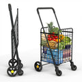Black Foldable Lightweight Utility Cart J5704