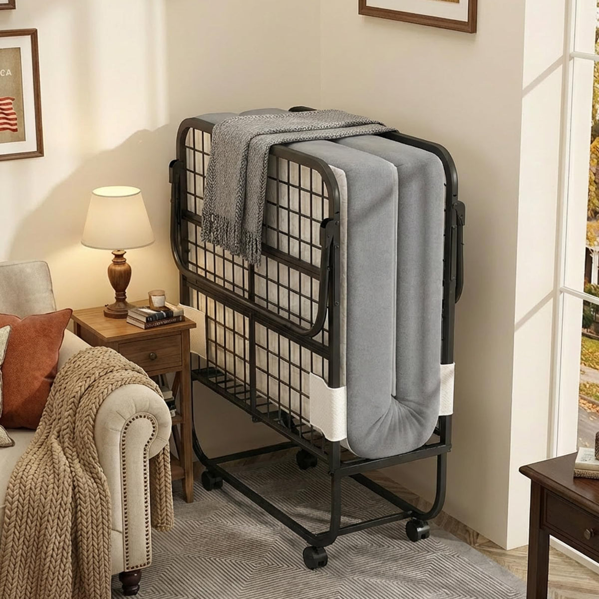 Folding Bed with Mattress K525