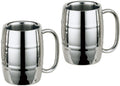 Stainless Steel Barrel Mug 16oz 2 Count V344345