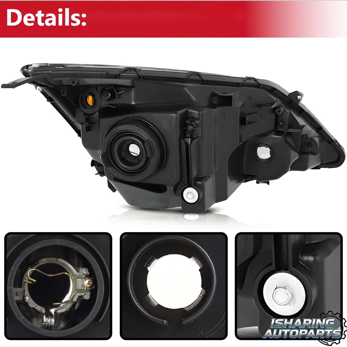 Headlights for 2007-2011 Honda CR-V K16134