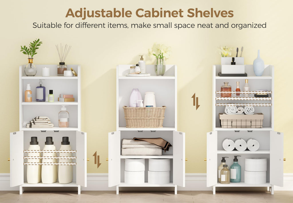 White 2 Door Bathroom Storage Cabinet C826081
