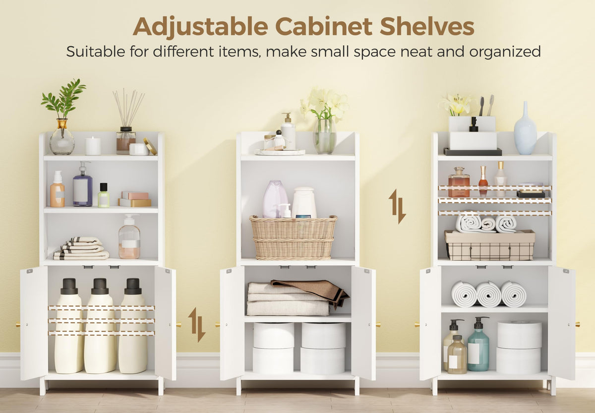 White 2 Door Bathroom Storage Cabinet C826081
