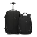 Rolling Backpack with Wheels 43L Jet Black C539541