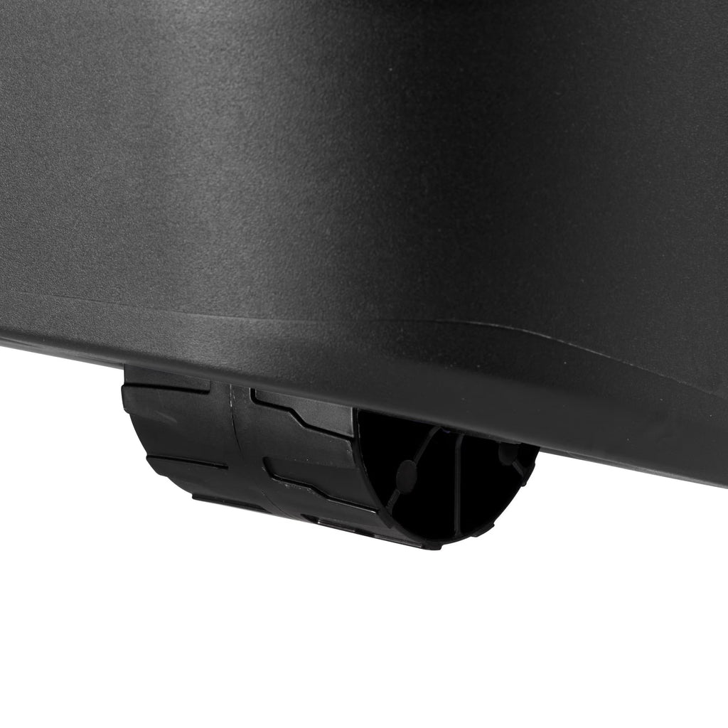 Black 22 Gal Lockable Storage Chest with Wheels V6643