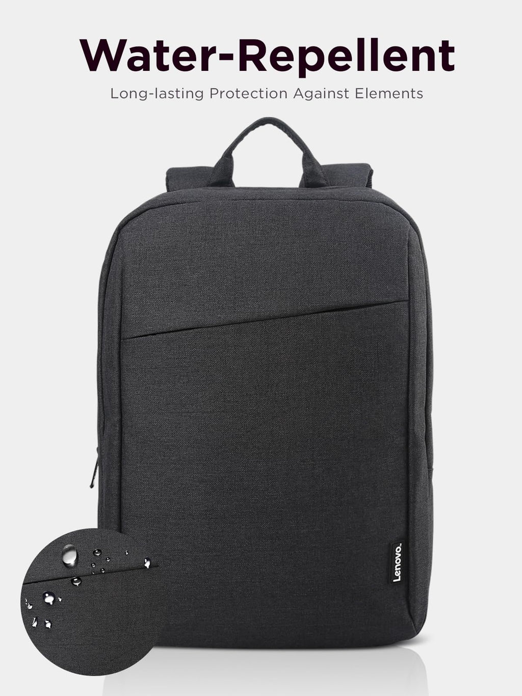 Black 15.6-Inch Laptop Backpack J2084