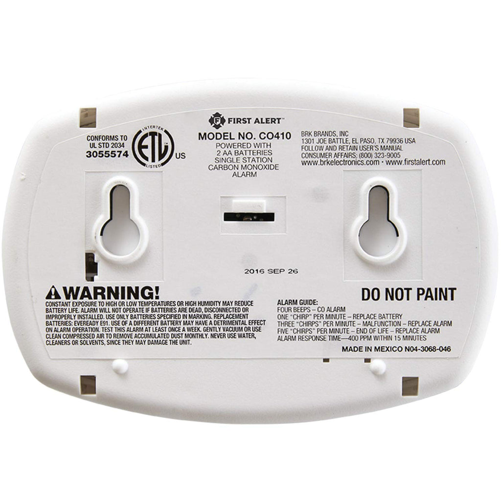 Carbon Monoxide Detector O41178