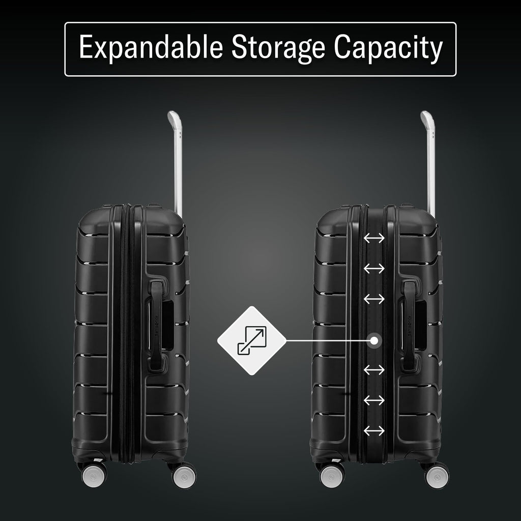Hardside Carry-On Luggage with Spinner Wheels Y779