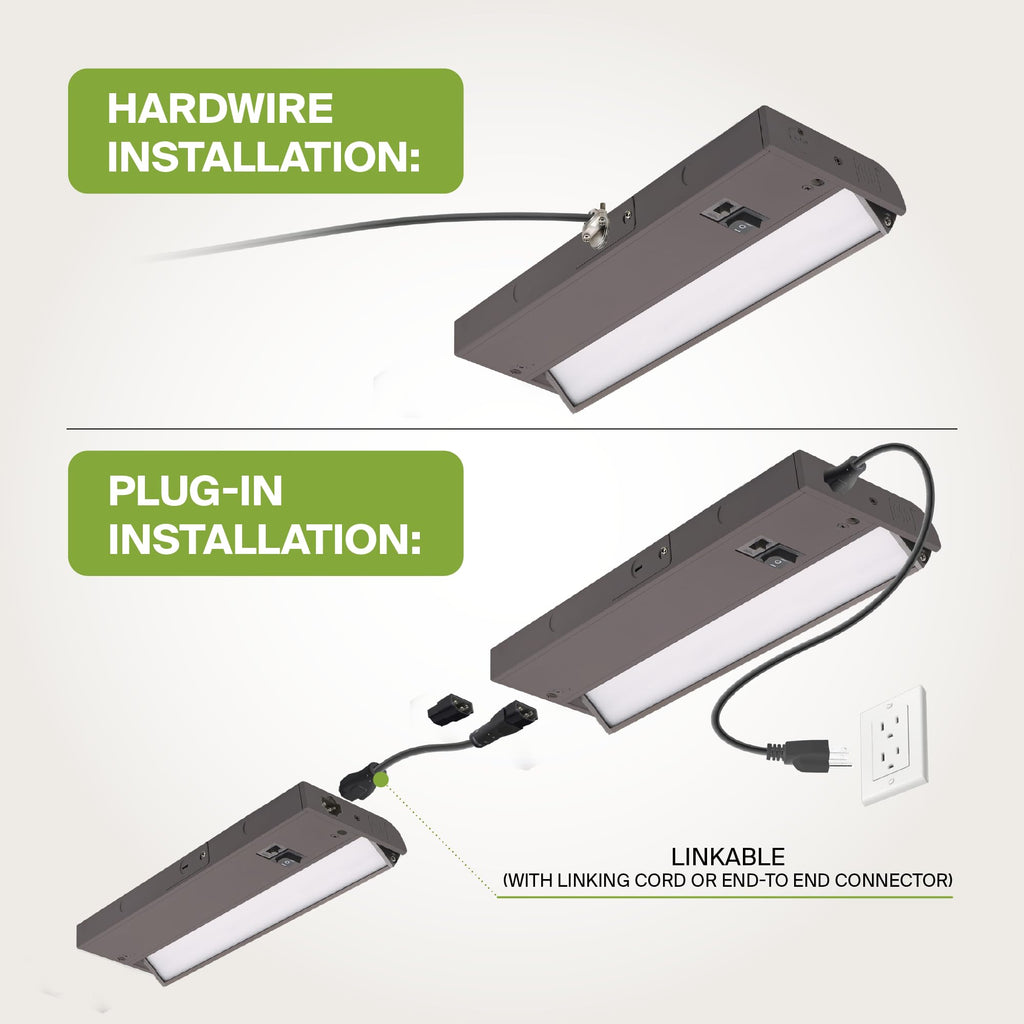 24 Inch Dimmable Linkable LED Under Cabinet Lighting A820