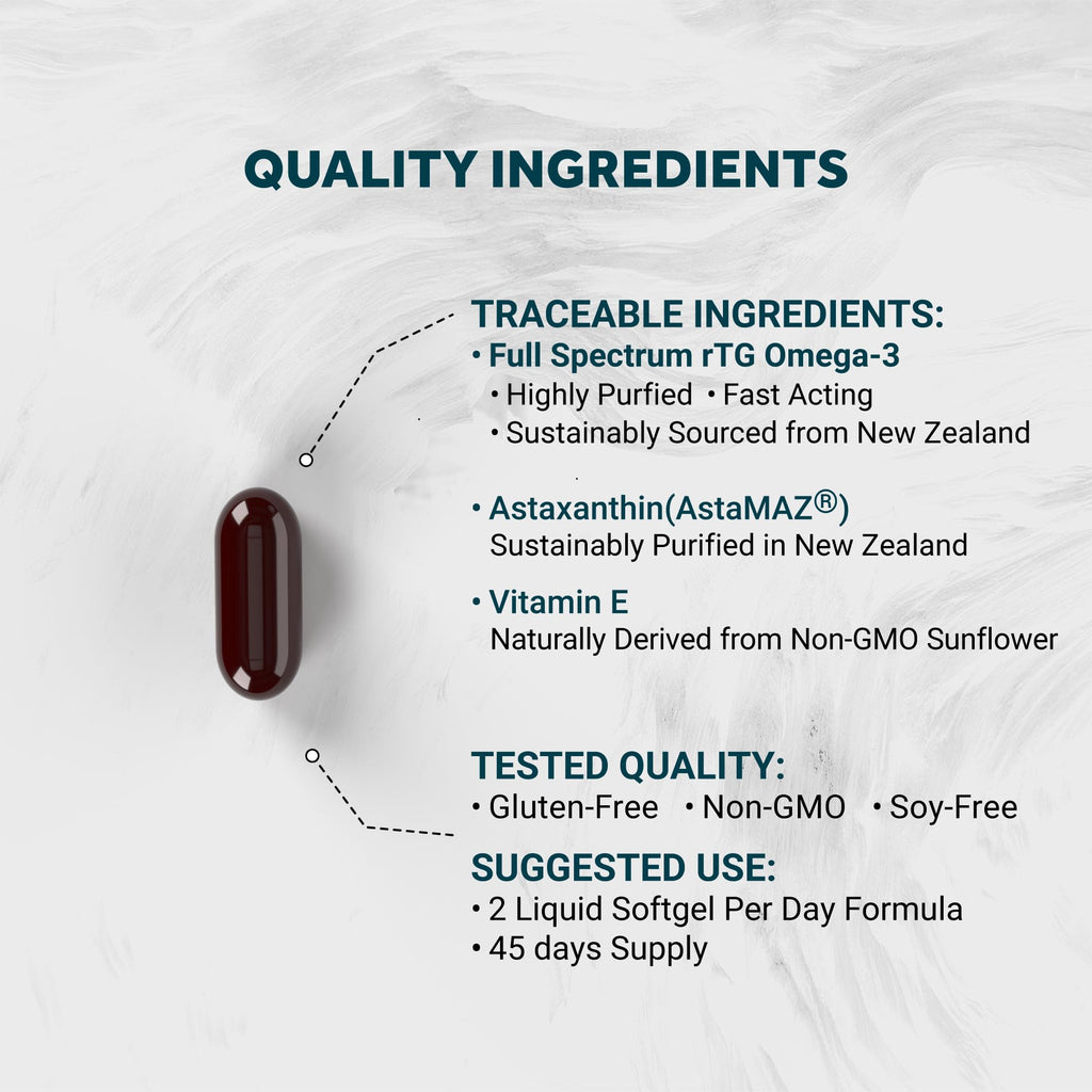 Omega 3 Fish Oil 1800mg 90 Softgels Q153635