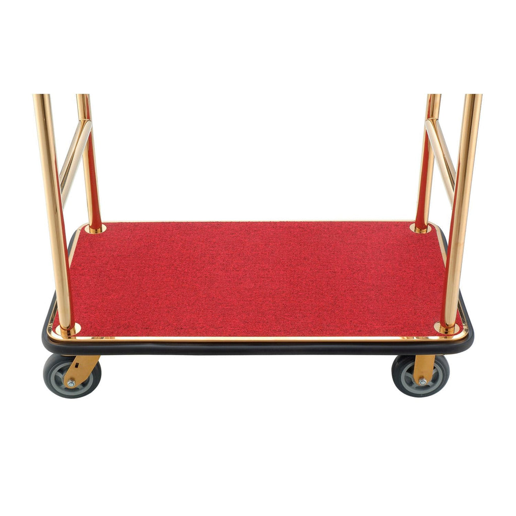 Gold Stainless Steel Bellman Cart Z499