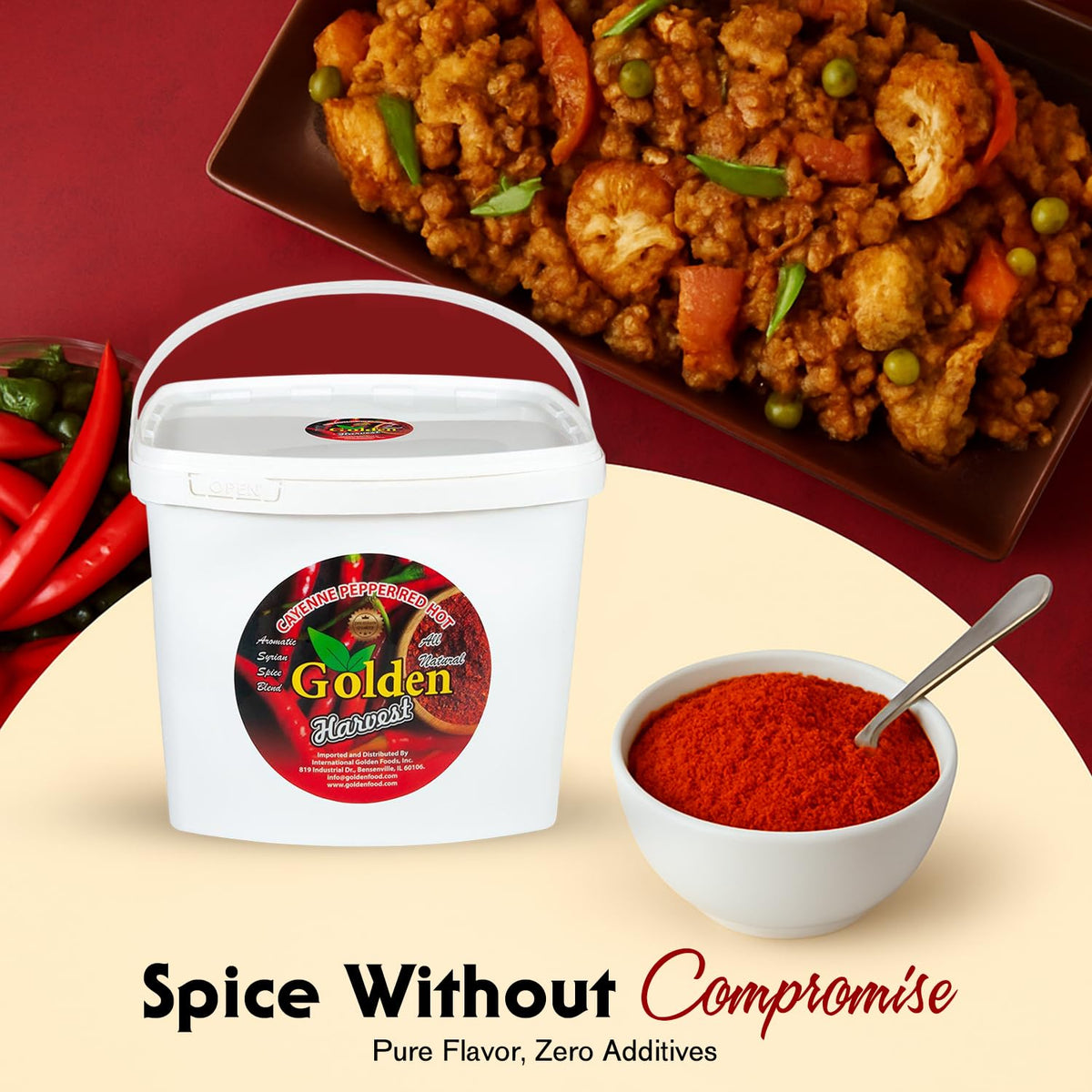 Cayenne Pepper Powder 5 lbs I7935