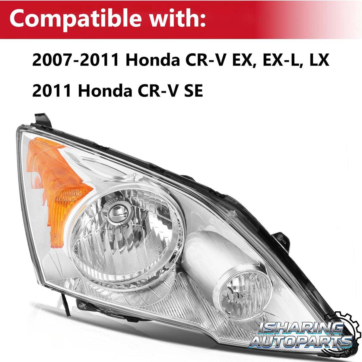 Headlights for 2007-2011 Honda CR-V K16134