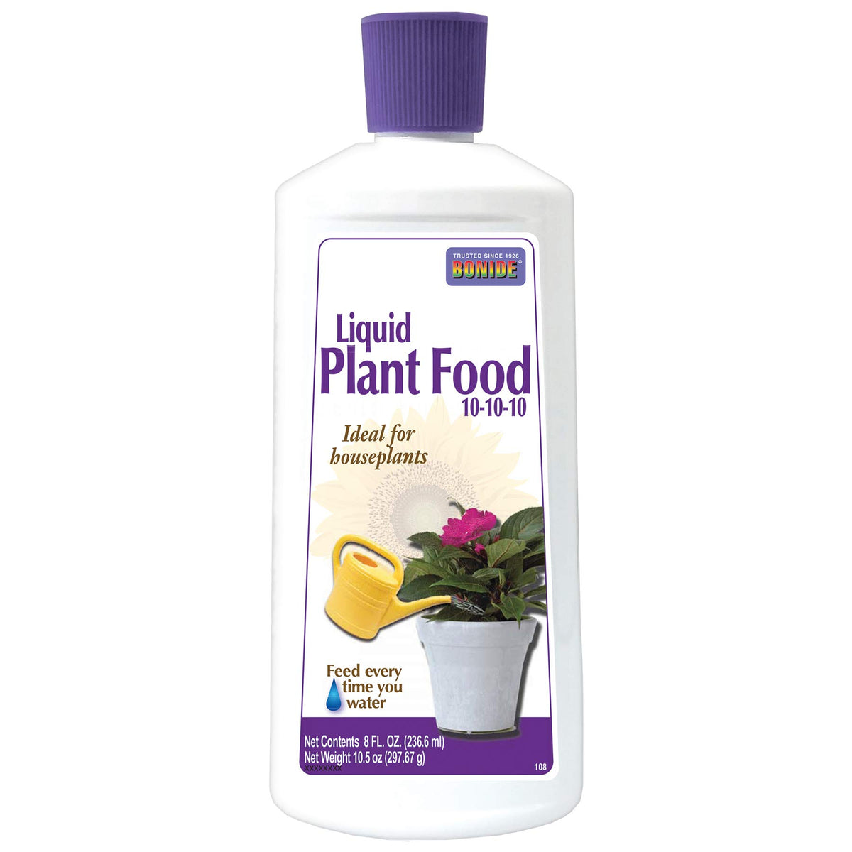 Liquid Plant Food 10-10-10, 8 oz Concentrated Fertilizer C87186