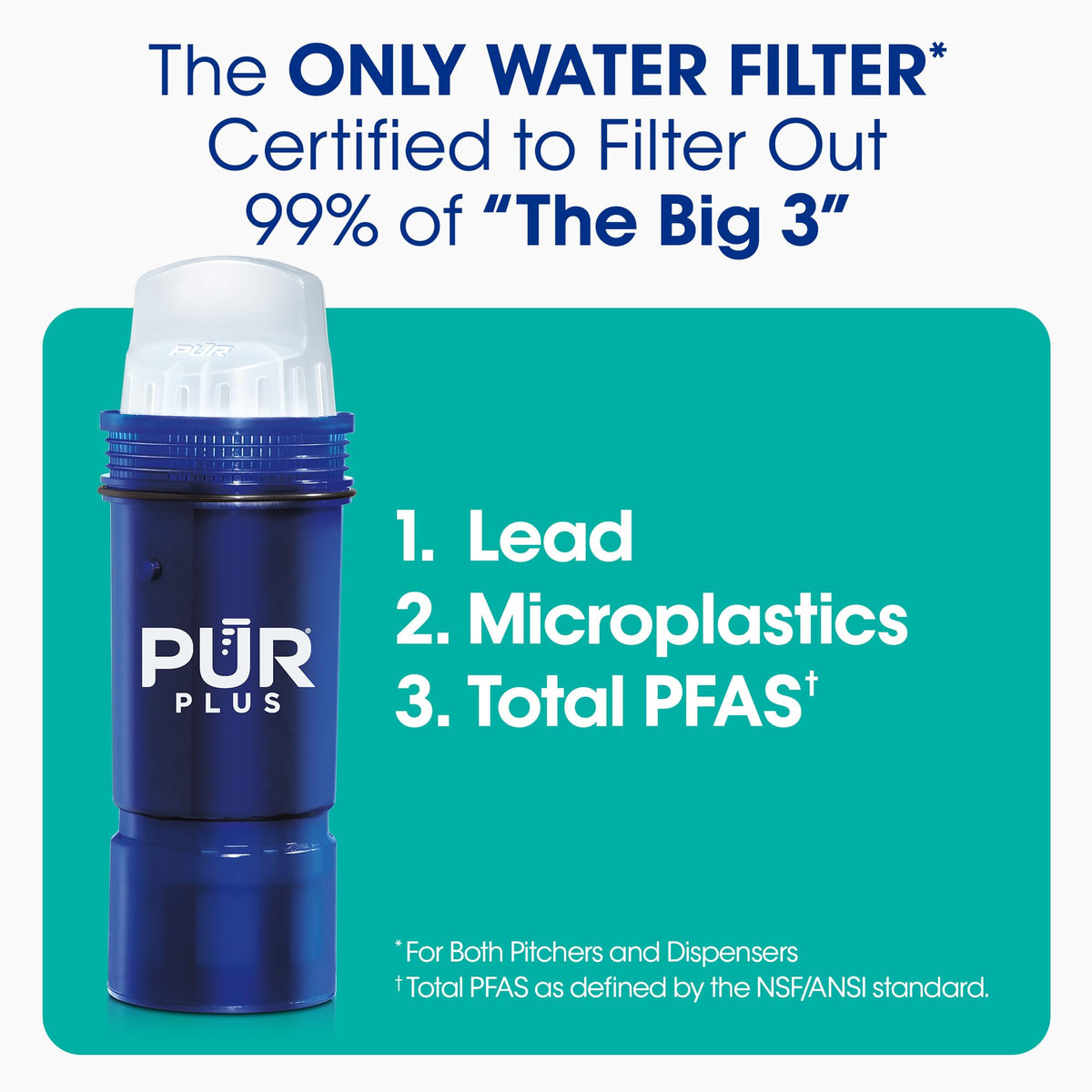 White Water Filter Dispenser with Filter U5789