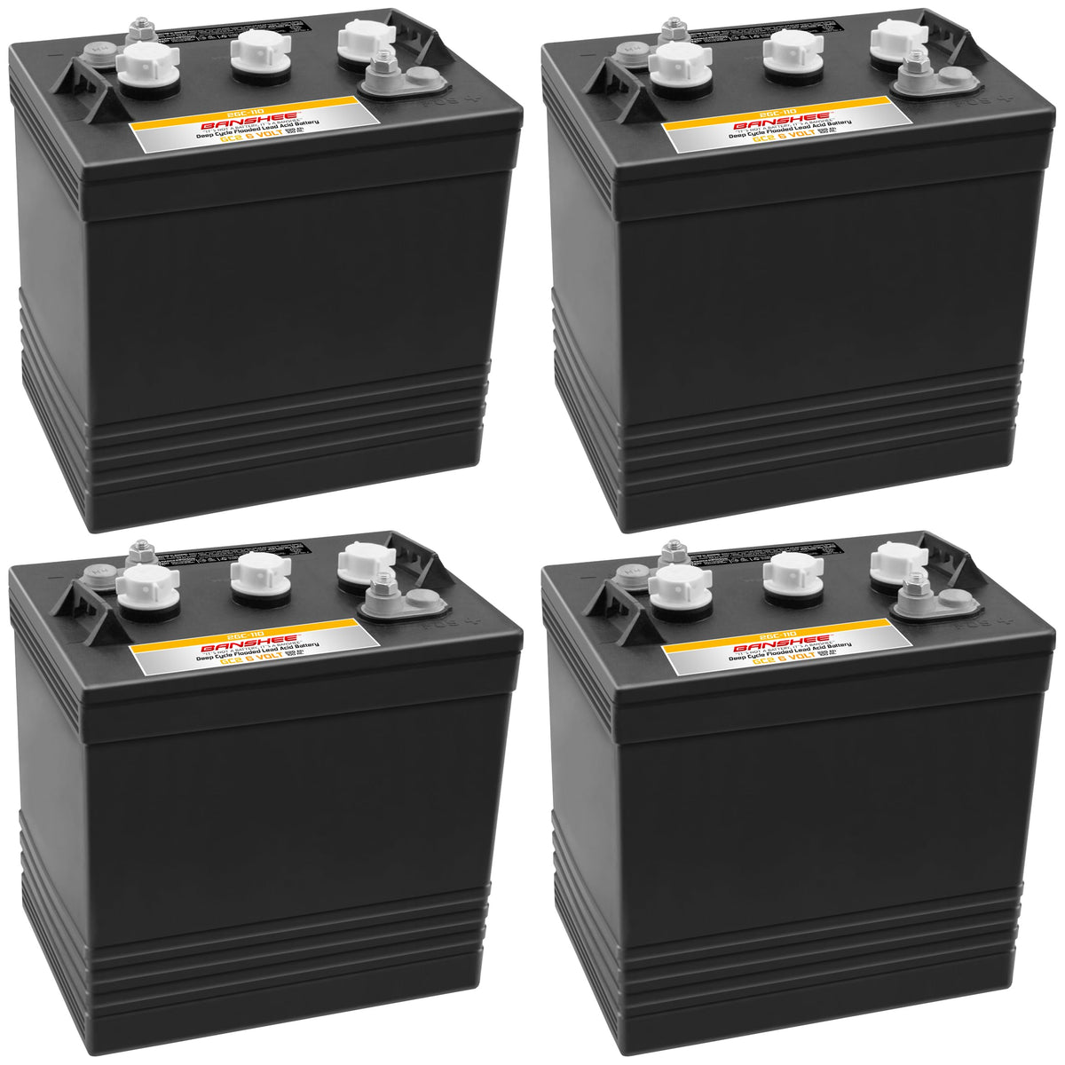 220Ah Deep Cycle Golf Cart Batteries 4-Pack G911