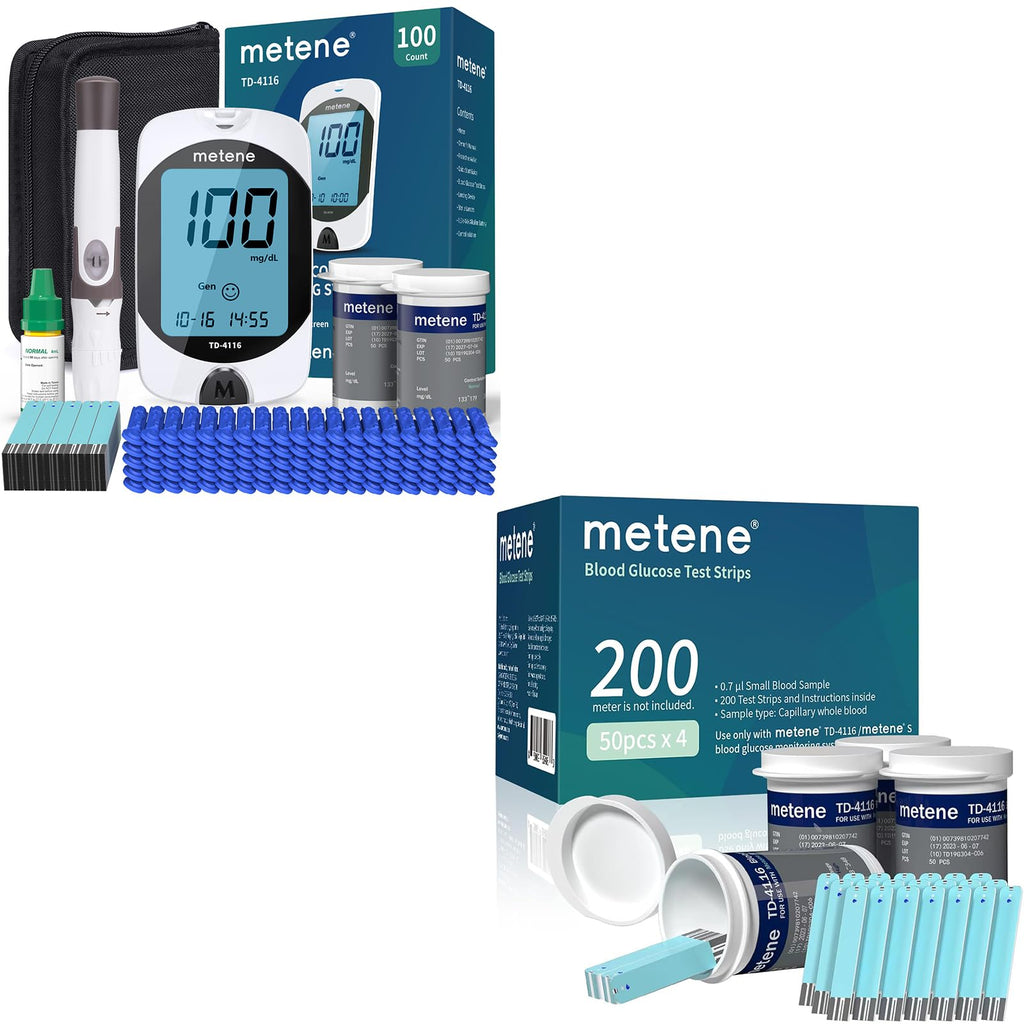 Blood Glucose Monitor Kit & 200 Test Strips G67675