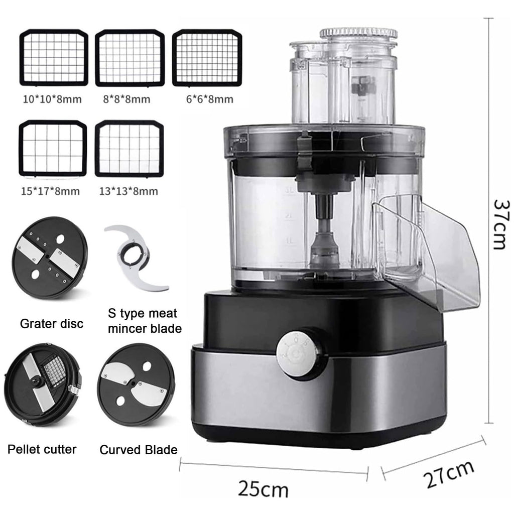 4 in 1 Electric Vegetable Dicer with Dicing Molds D865048