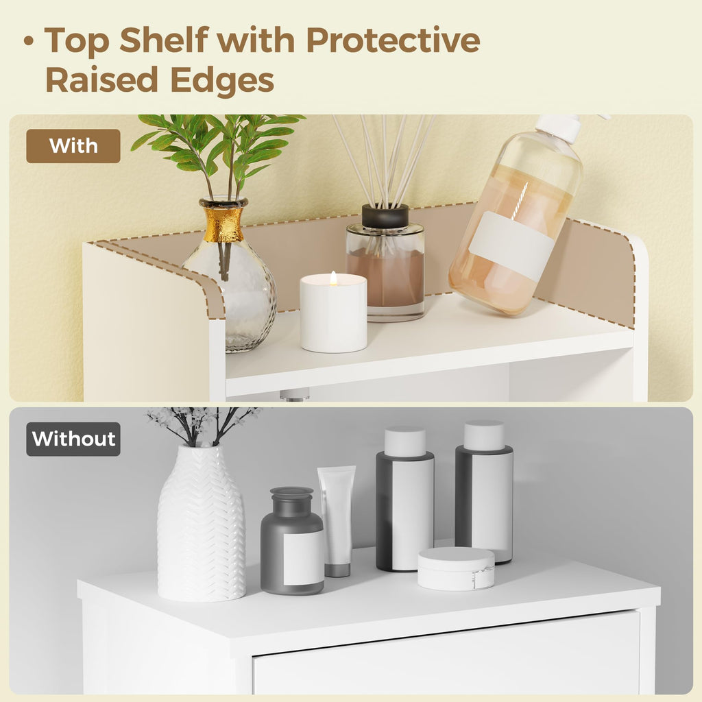 White 2 Door Bathroom Storage Cabinet C826081
