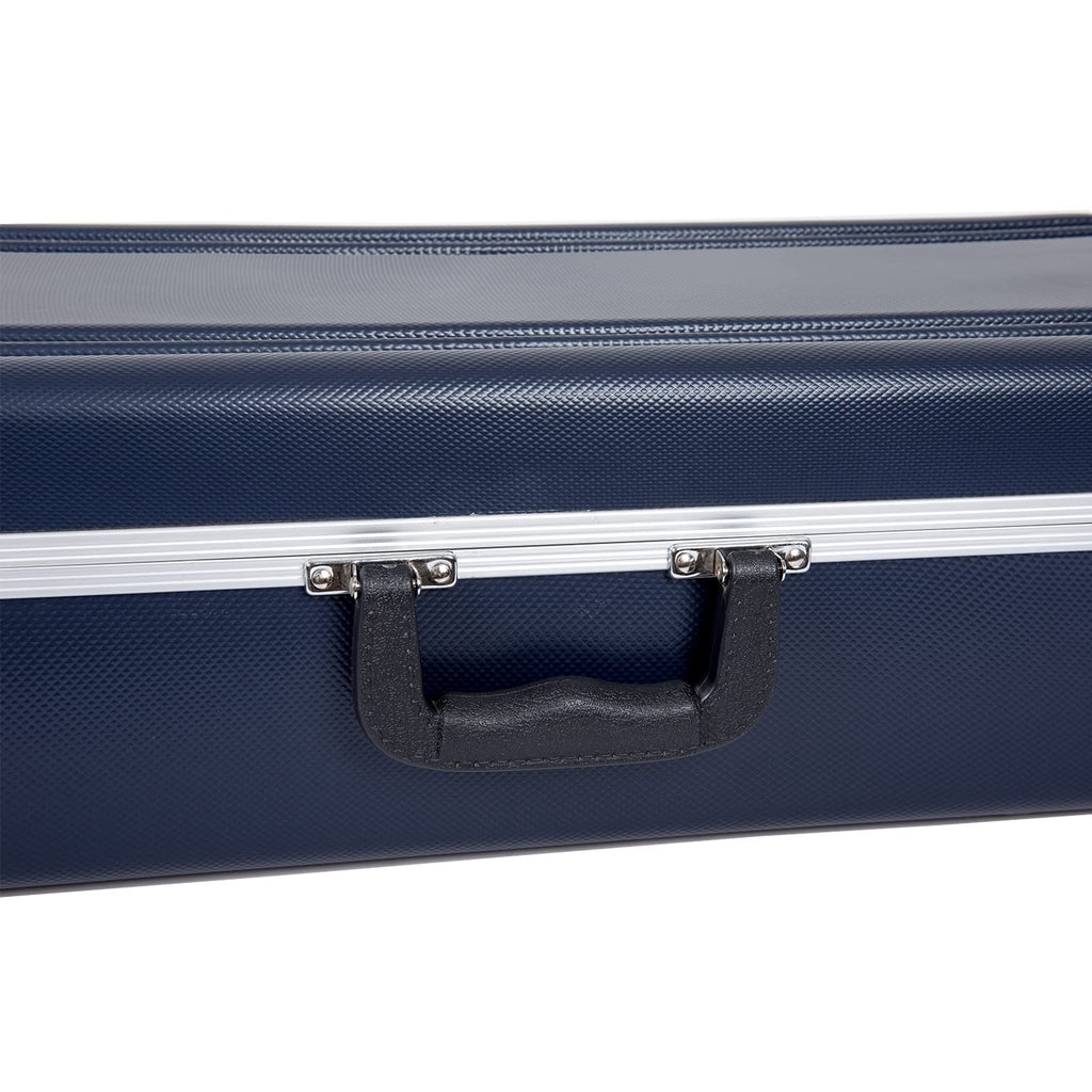Textured Blue Velvet Interior Trumpet Case X37437