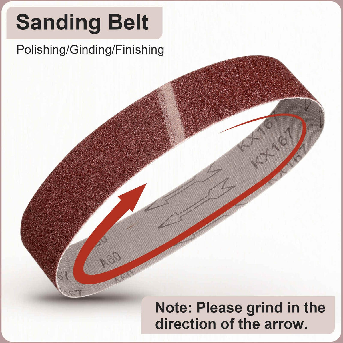 4 x 36 Inch 40 Grits Aluminum Oxide Sanding Belts F90951