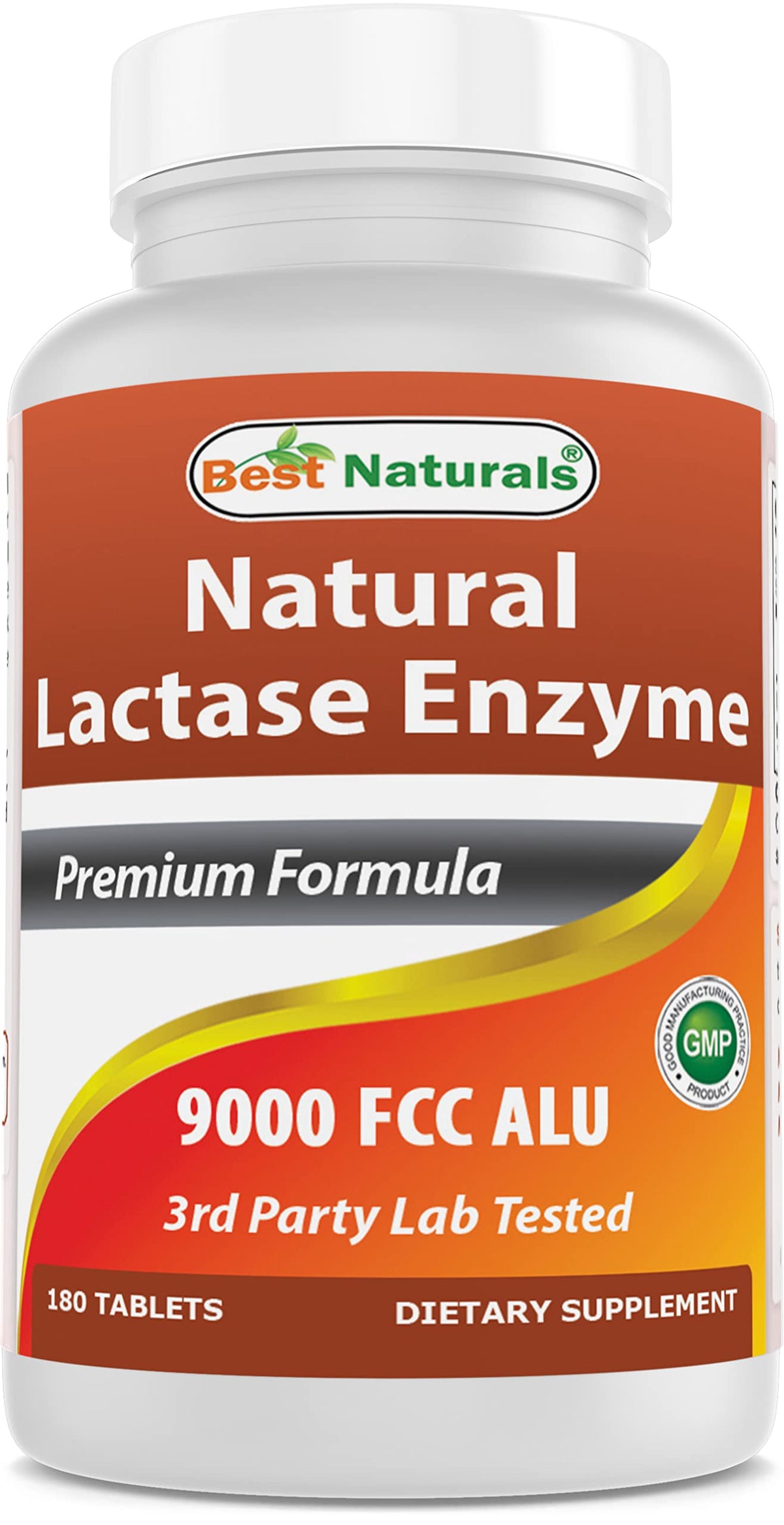Lactose Intolerance Relief Tablets with Lactase Enzyme, 180 Count A31665