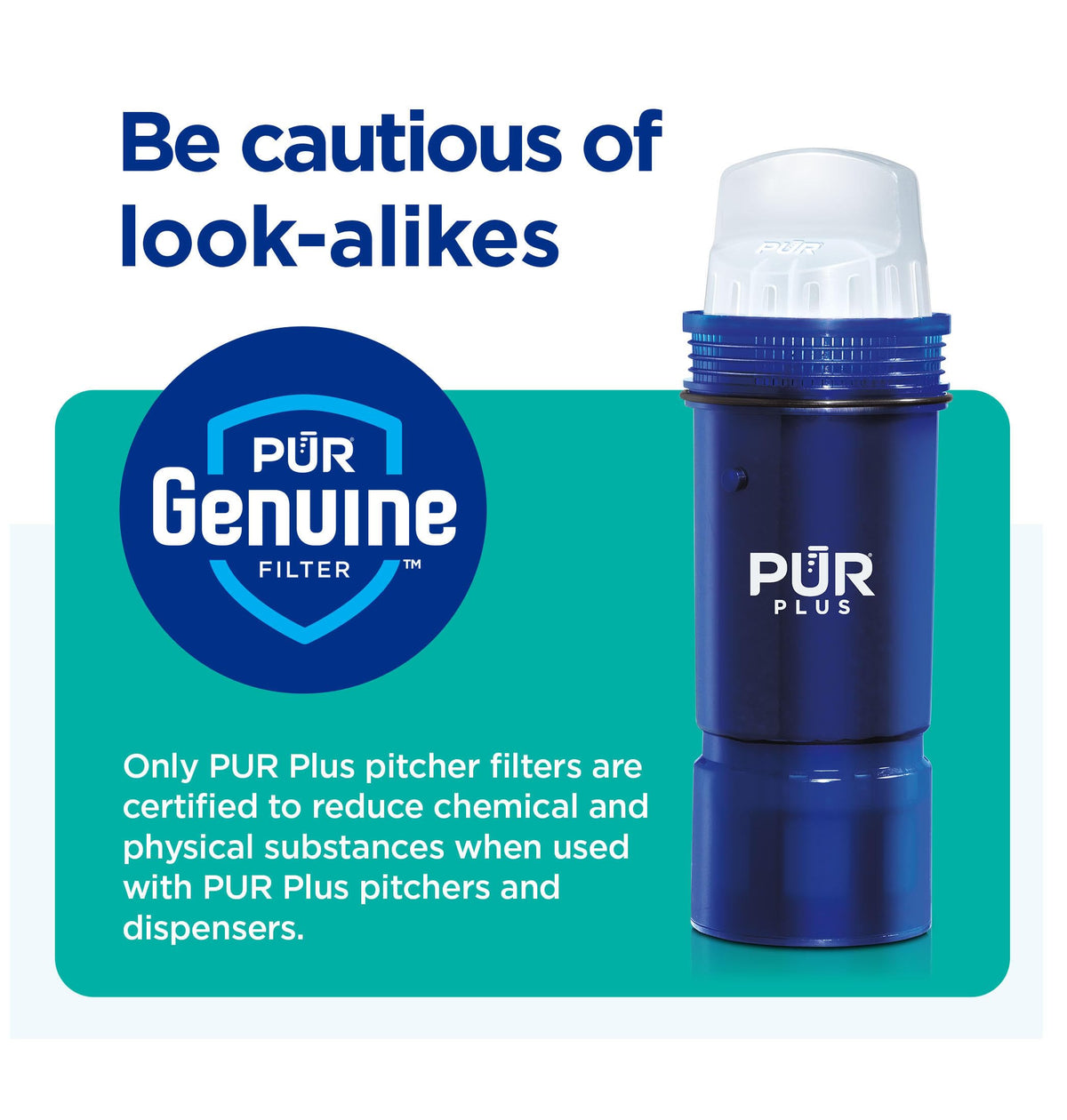 White Water Filter Dispenser with Filter U5789