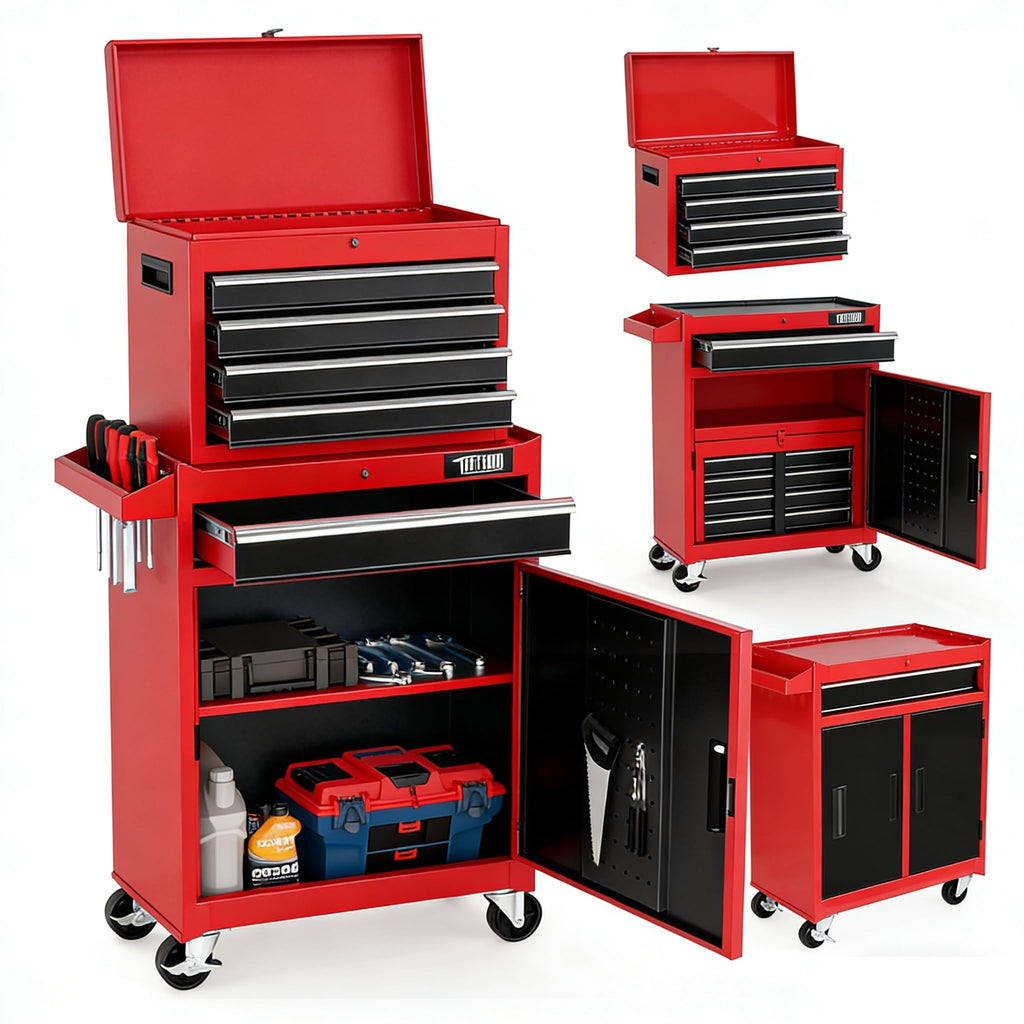 5 Drawer Rolling Tool Chest with Lockable Wheels K70579
