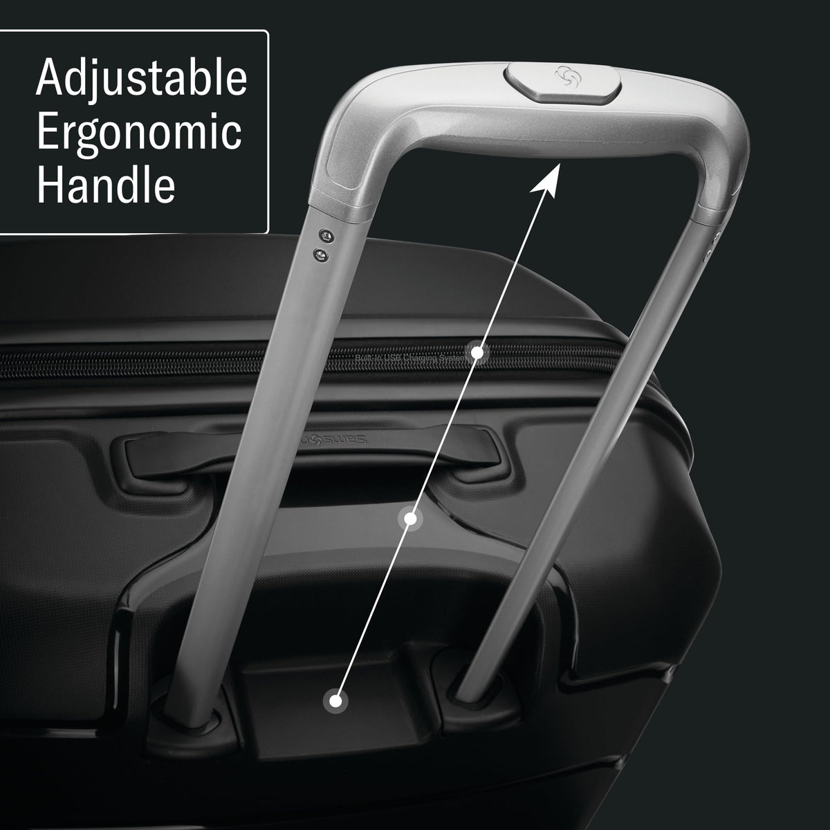 Hardside Carry-On Luggage with Spinner Wheels Y779