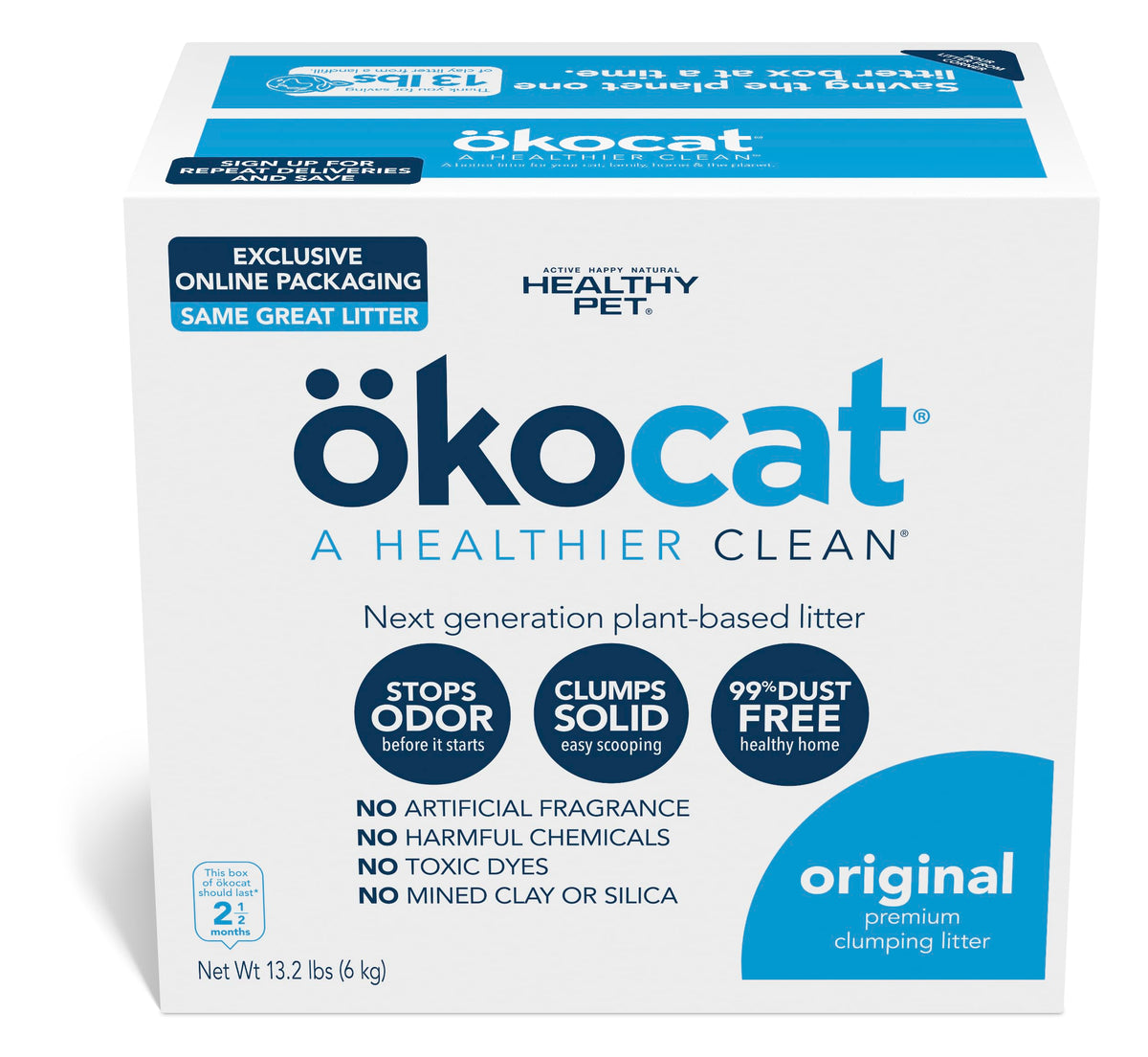 Unscented Wood Clumping Cat Litter 13.2 pounds L47849