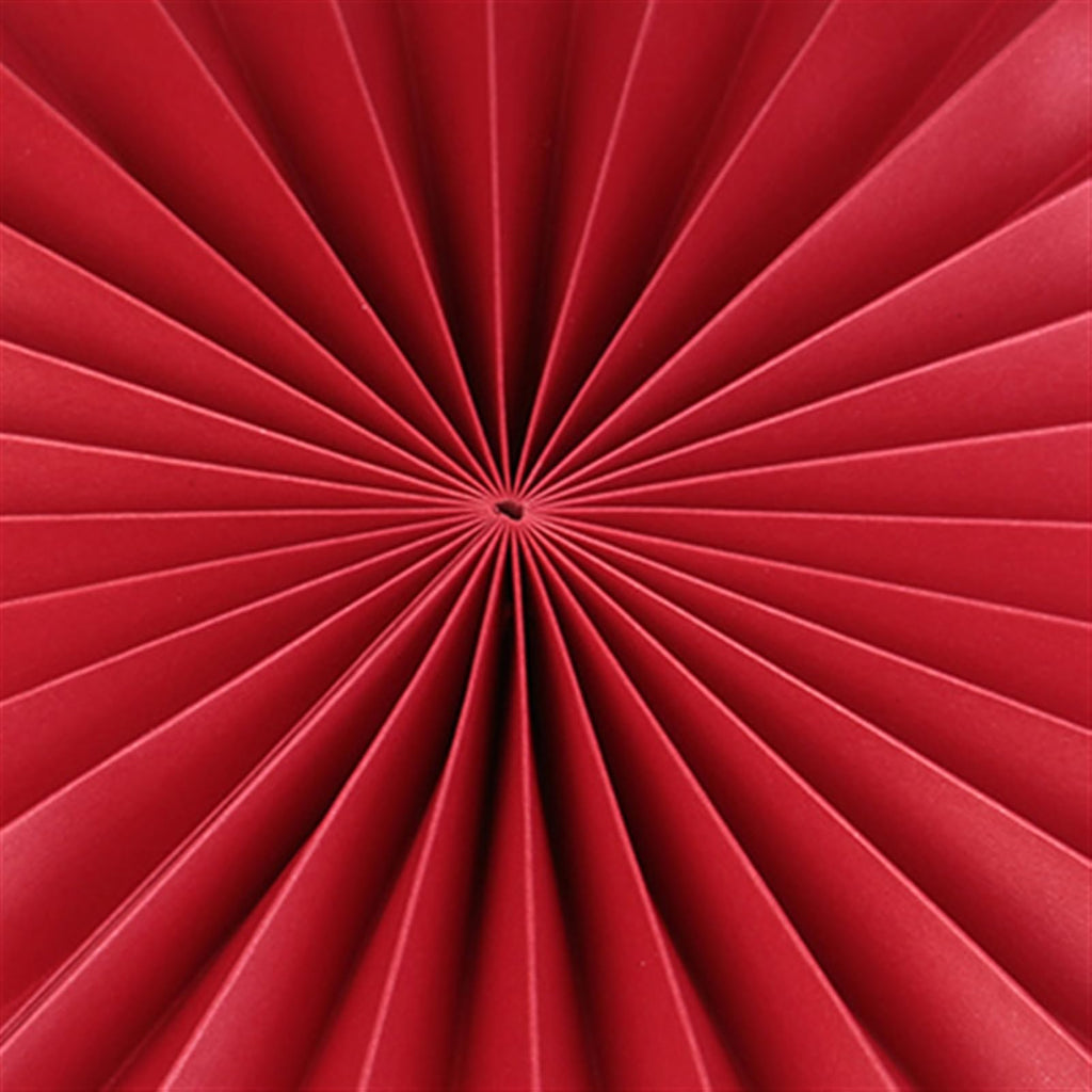 Handmade Hanging Folding Paper Fan Green 32'' O713359