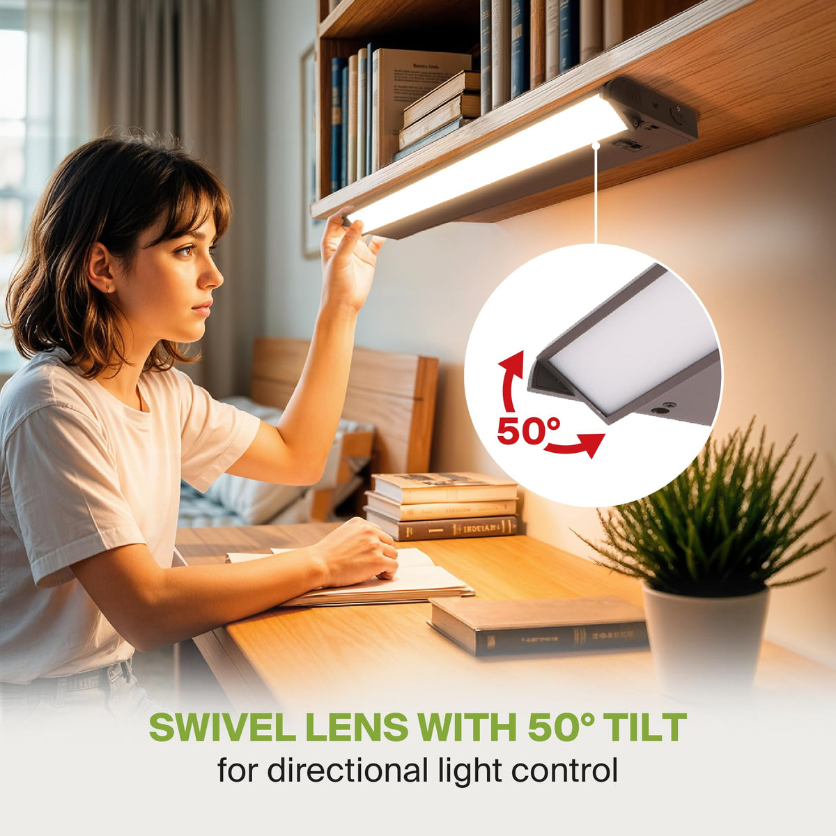 24 Inch Dimmable Linkable LED Under Cabinet Lighting A820