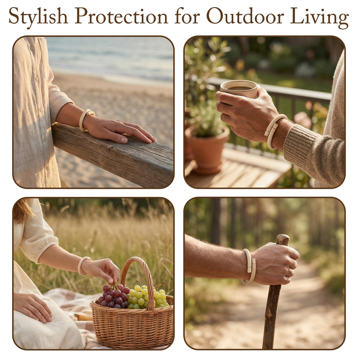 DEET-Free Mosquito Bracelet Refill Oil Sticks 15 Pack V347