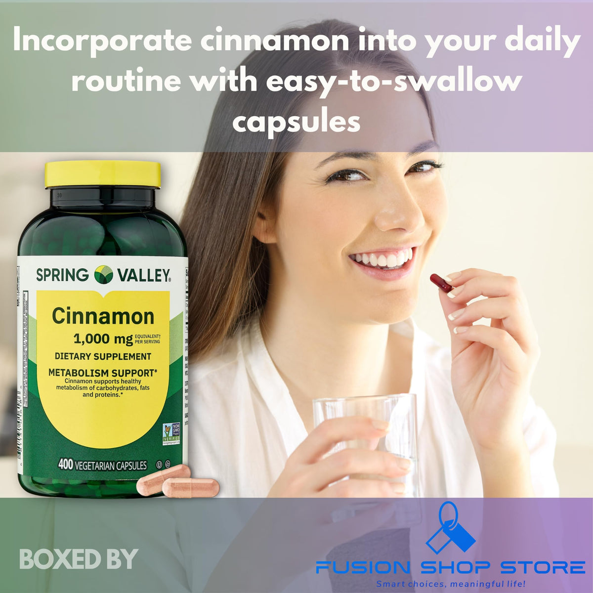 Cinnamon Extract Capsules 400 Count N31876