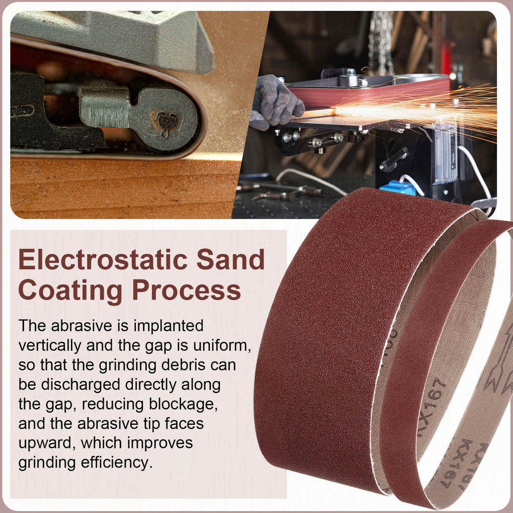 4 x 36 Inch 40 Grits Aluminum Oxide Sanding Belts F90951