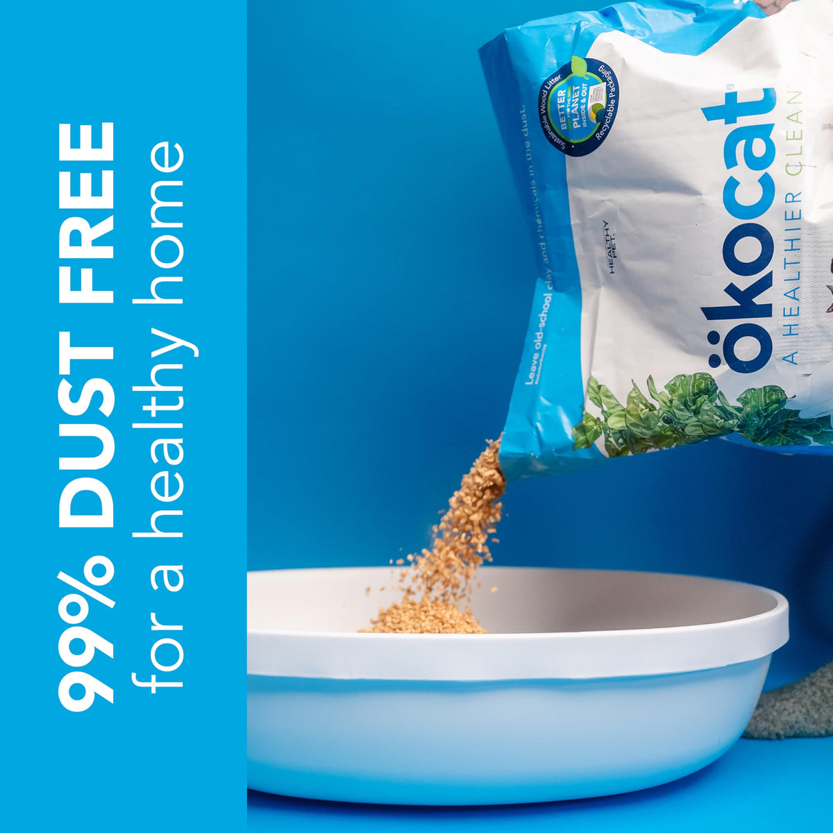 Unscented Wood Clumping Cat Litter 13.2 pounds L47849