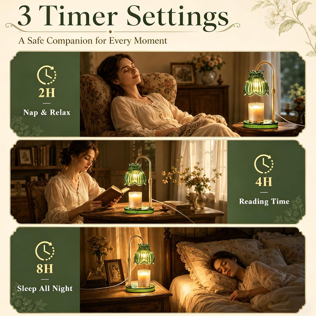 Candle Warmer Lamp with Timer Dimmer U39990