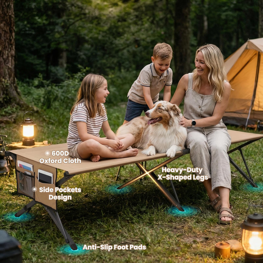 Heavy Duty 31.5'' Wide Folding Camping Cot L326484
