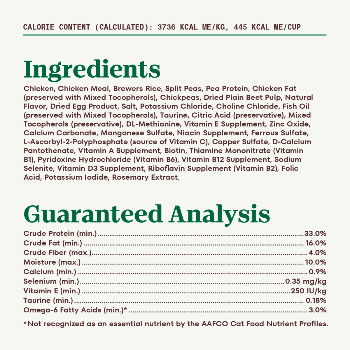 Chicken Dry Cat Food, 3 lb K72587