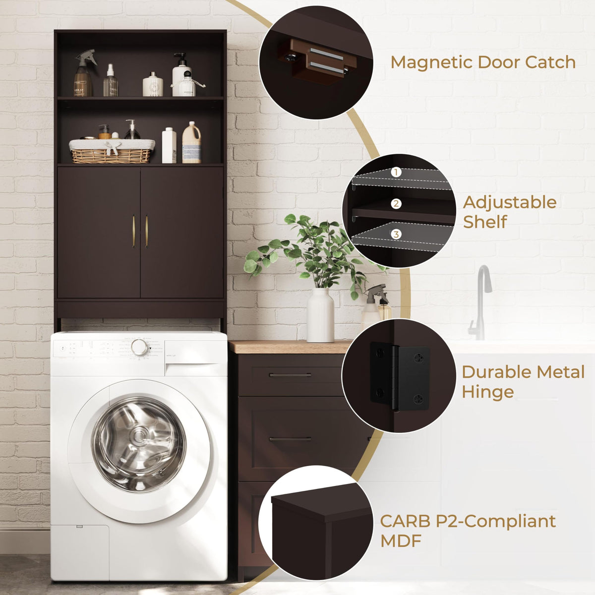 Over the Toilet Storage Cabinet B5725