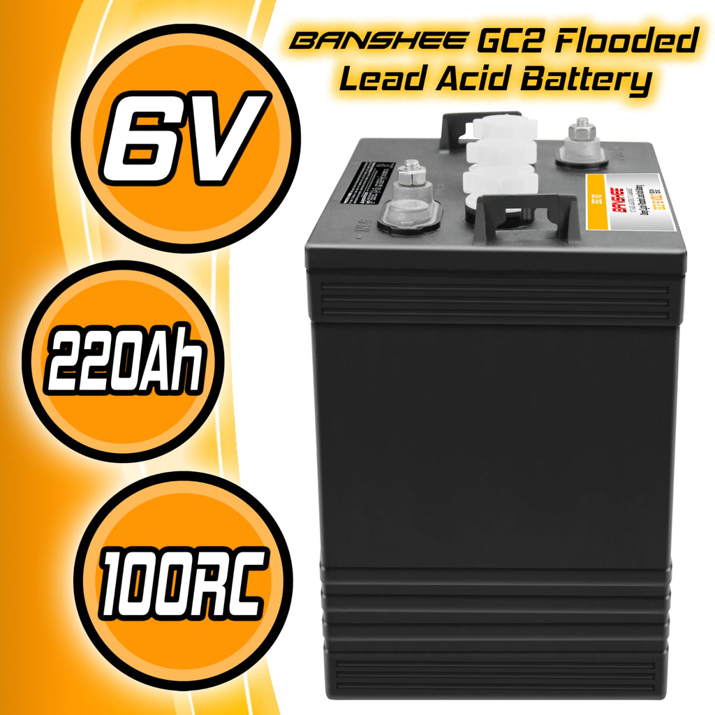 220Ah Deep Cycle Golf Cart Batteries 4-Pack G911