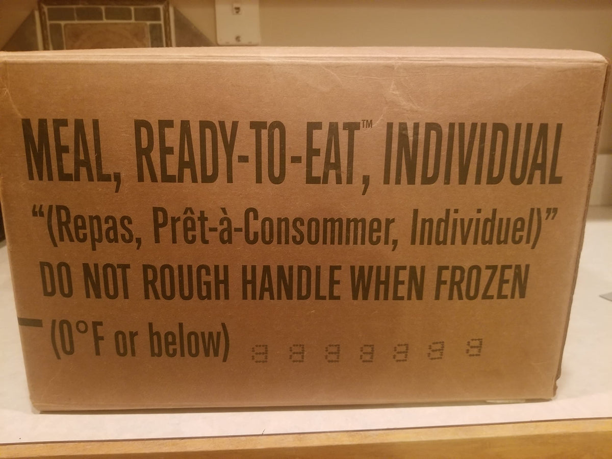 Case of 12 Military MREs B-Menu X372