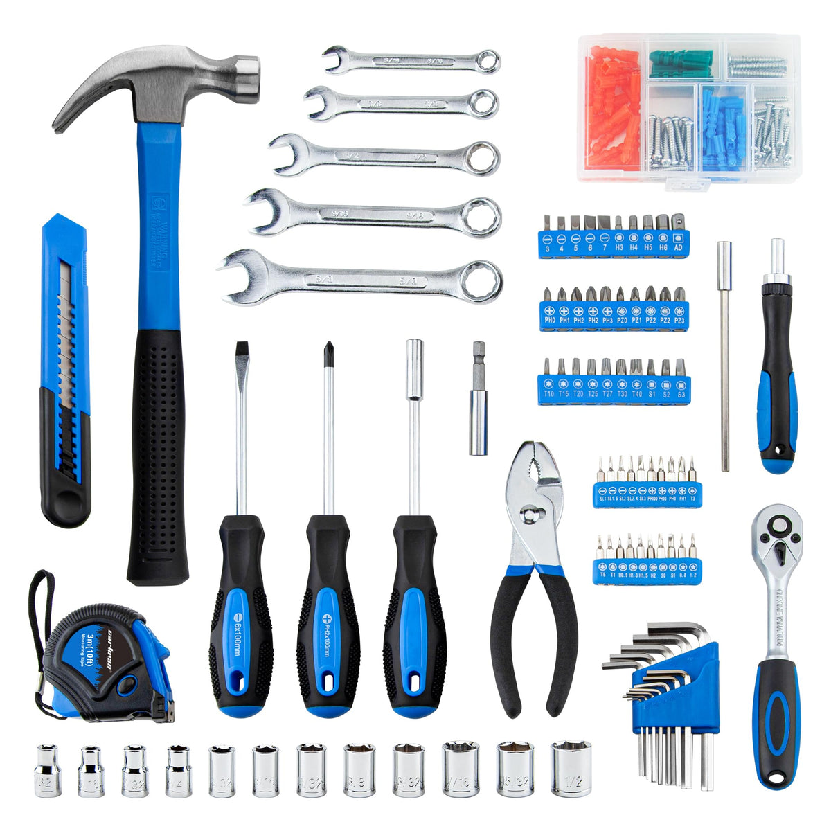 180-Piece Socket Wrench Tool Set P7018
