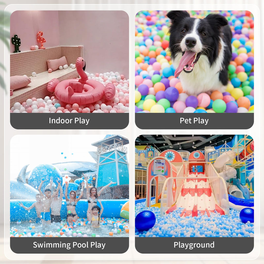 BPA Phthalate Free 2.15" Soft Plastic Play Balls P94291