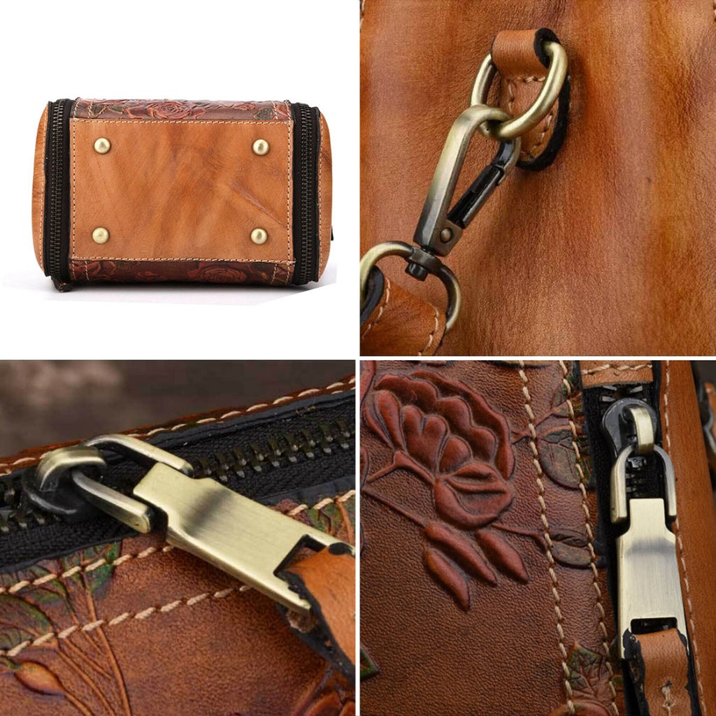 Small Leather Shoulder Bag Crossbody Pack O431304