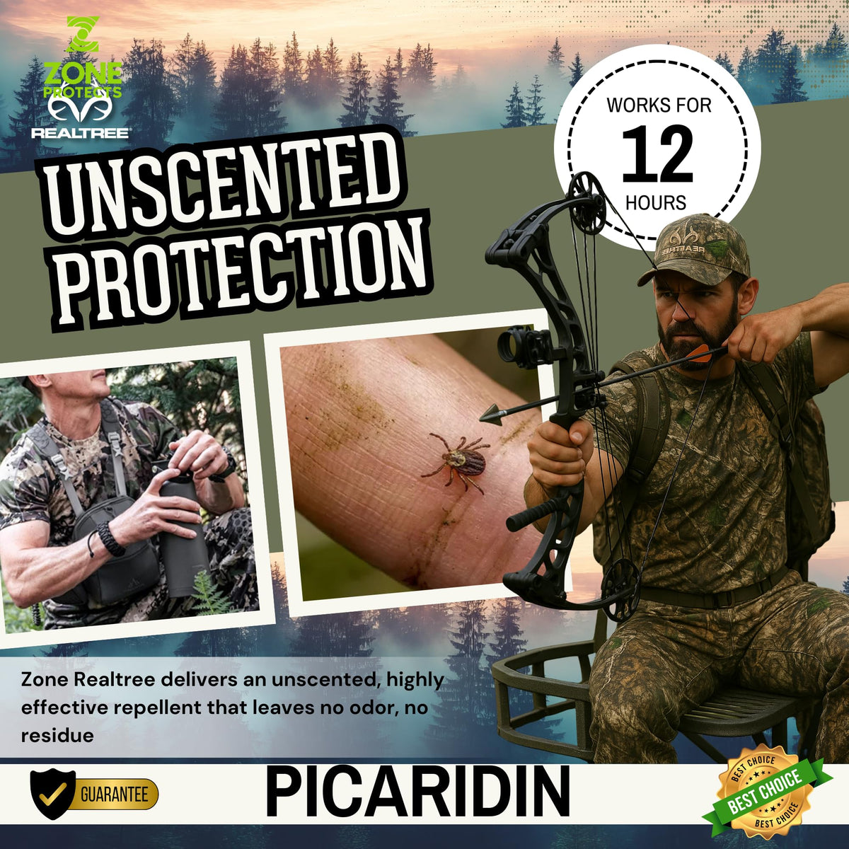 Picaridin and Permethrin Insect Repellent with Refill S5757