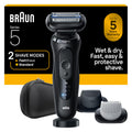 Black Wet & Dry Electric Shaver with Trimmer H945365