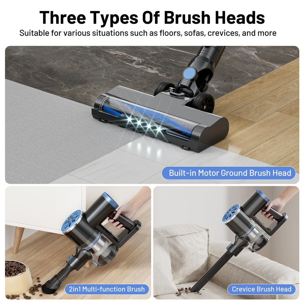 Cordless Stick Vacuum with LED Screen M467