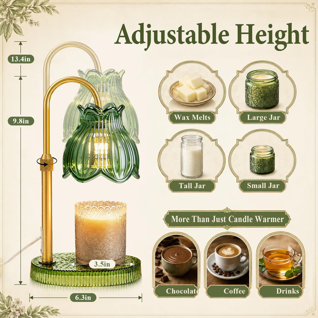 Candle Warmer Lamp with Timer Dimmer U39990
