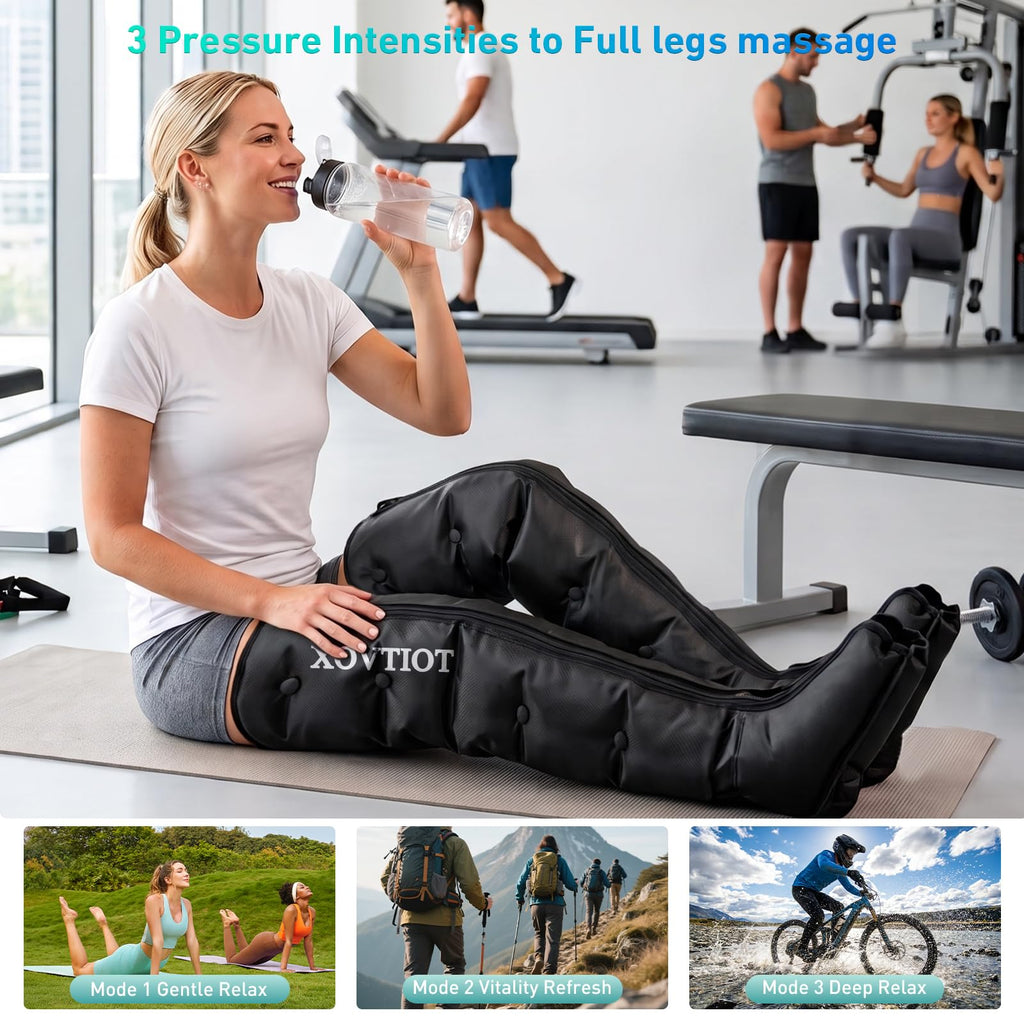 Air Compression Leg Massager with 6 Modes 3 Pressure Levels L179597