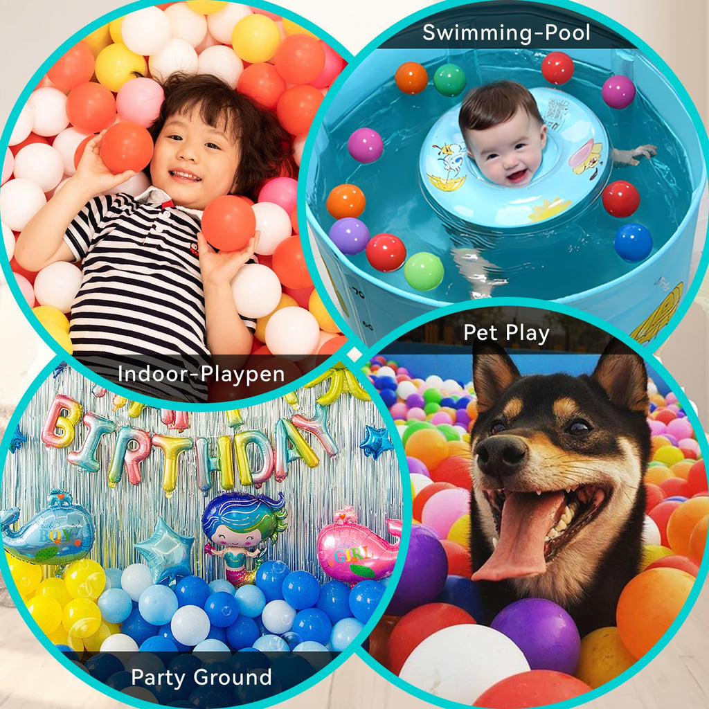 BPA Phthalate Free 2.15" Soft Plastic Play Balls P94291